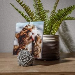 Brand new 👍 Gray Yarnball 4" x 4" Photo Holder by Studio Décor® by Studio Decor 👍 -Studio Decor Shop 10705042 5