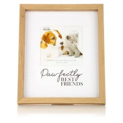 Hot Sale ⌛ Natural Paw-Fectly Best Friends 5" x 5" Tabletop Frame by Studio Décor® by Studio Decor 🥰