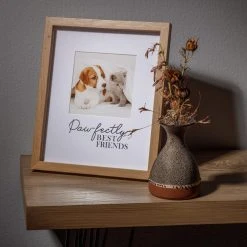 Hot Sale ⌛ Natural Paw-Fectly Best Friends 5" x 5" Tabletop Frame by Studio Décor® by Studio Decor 🥰 -Studio Decor Shop 10705045 5