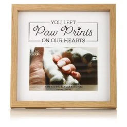 Discount ⭐ Natural Pawprints 4" x 6" Tabletop Frame by Studio Décor® by Studio Decor 😍