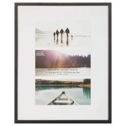 Promo ❤️ 3 Opening Black 4" x 6" Collage Frame with Mat by Studio Décor® by Studio Decor 🔔