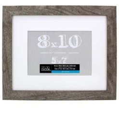 Hot Sale 🌟 8 Pack: Gray Belmont Frame With Mat by Studio Décor® by Studio Decor 🎁 -Studio Decor Shop M20002136 2