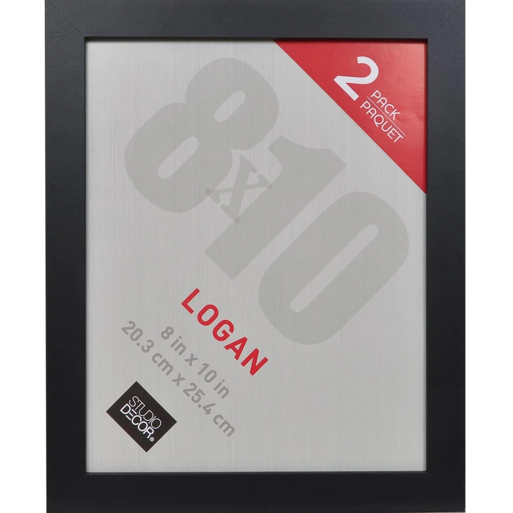 Deals π 12 Packs: 2 ct. (24 total) Wood 8" x 10" Tabletop Frames, Logan by Studio Décor® by Studio Decor π 1 Deals π 12 Packs: 2 ct. (24 total) Wood 8" x 10" Tabletop Frames, Logan by Studio Décor® by Studio Decor π