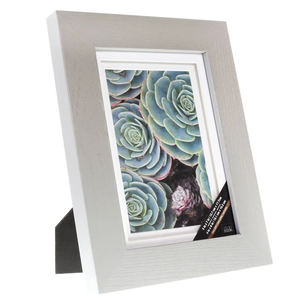 Promo β¨ 8 Pack: Gray Gallery Frame with Double Mat by Studio Décor® by Studio Decor π 2 Promo β¨ 8 Pack: Gray Gallery Frame with Double Mat by Studio Décor® by Studio Decor π - Image 2