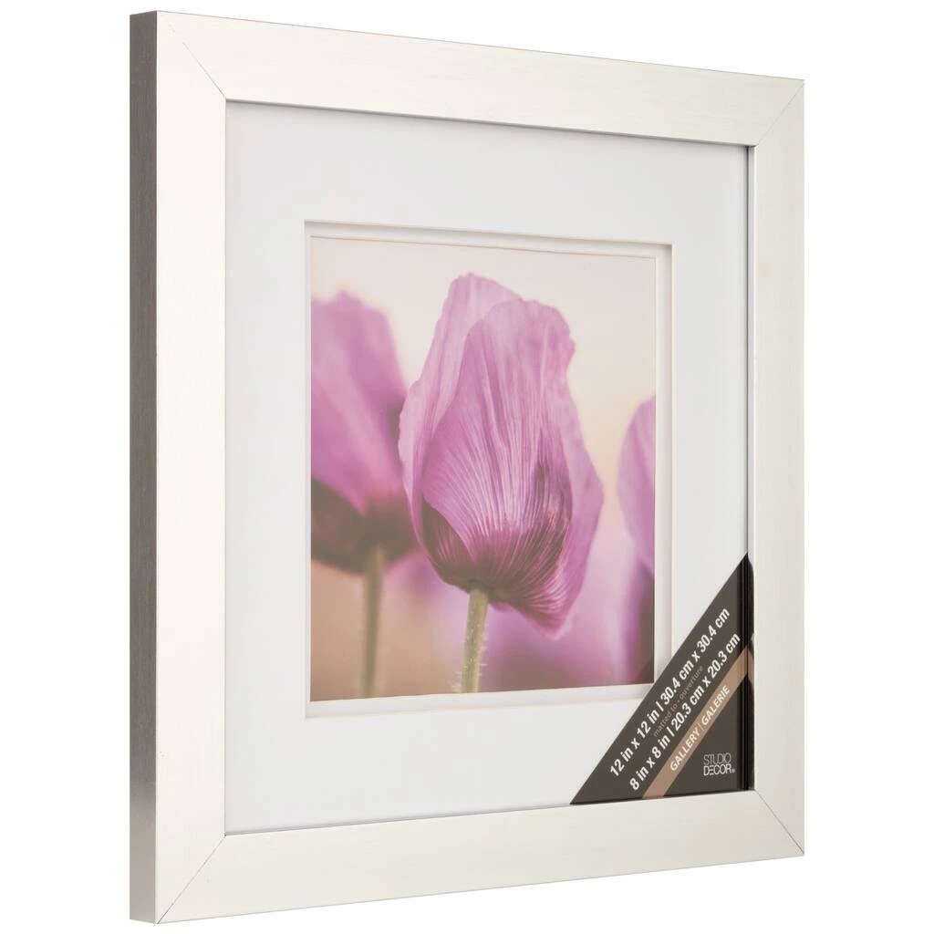 Budget ⭐ 6 Pack: Silver Galvanized Frame with Double Mat, Gallery by Studio Décor® by Studio Decor ✔️ 2 Budget ⭐ 6 Pack: Silver Galvanized Frame with Double Mat, Gallery by Studio Décor® by Studio Decor ✔️ - Image 2