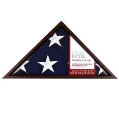 Cheap 🎁 8 Pack: Mahogany Memorial Flag Case by Studio Décor® by Studio Decor 😉