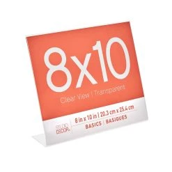 Flash Sale ⌛ 12 Pack: Acrylic Bent Horizontal 8" x 10" Frame, Basics by Studio Décor® by Studio Decor 😍 -Studio Decor Shop MP118182 31