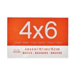 Coupon β¨ 24 Pack: Acrylic Horizontal Bent 4" x 6" Frame, Basics by Studio Décor® by Studio Decor π