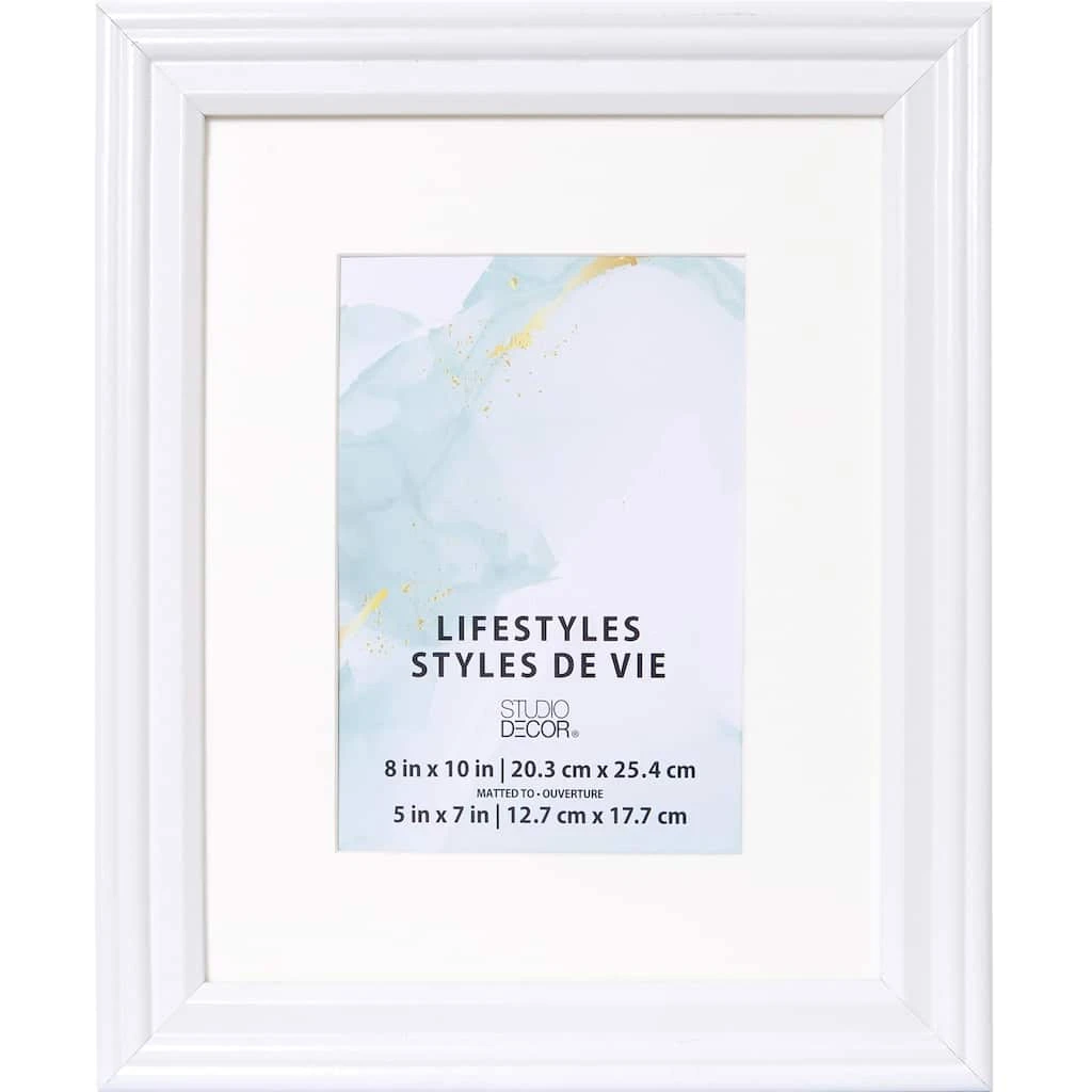 Top 10 ⭐ 12 Pack: White 5" x 7" Frame with Mat, Lifestyles™ by Studio Décor® by Studio Decor ❤️ 1 Top 10 ⭐ 12 Pack: White 5" x 7" Frame with Mat, Lifestyles™ by Studio Décor® by Studio Decor ❤️