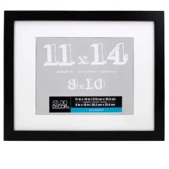 Brand new 🌟 8 Pack: Black Belmont Frame with Mat by Studio Décor® by Studio Decor 🎉 -Studio Decor Shop MP392856 1 1
