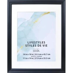 Cheap 🛒 6 Pack: Black 11" x 14" Frame With Mat, Lifestyles™ By Studio Décor® by Studio Decor 🔔