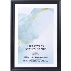 Cheap ⭐ 9 Pack: Black 11" x 17" Frame with Mat, Lifestyles™ by Studio Décor® by Studio Decor 💯