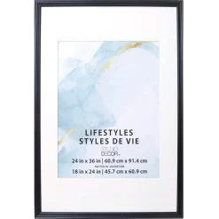 Cheapest ✔️ 8 Pack: Black 18" x 24" Frame with Mat, Lifestyles™ by Studio Décor® by Studio Decor ❤️
