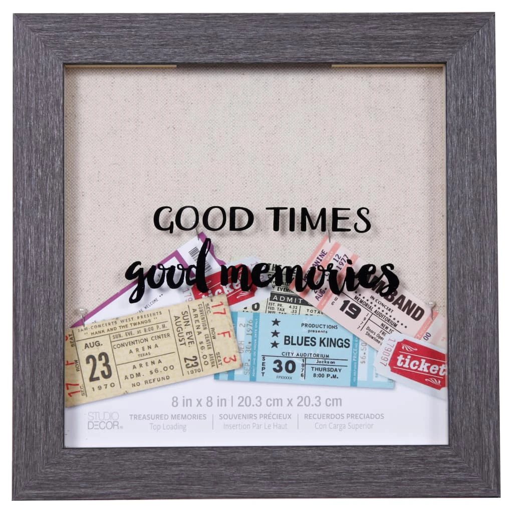 Flash Sale 🔔 6 Pack: Good Times 8" x 8" Shadow Box by Studio Décor® by Studio Decor ✨ 1 Flash Sale 🔔 6 Pack: Good Times 8" x 8" Shadow Box by Studio Décor® by Studio Decor ✨
