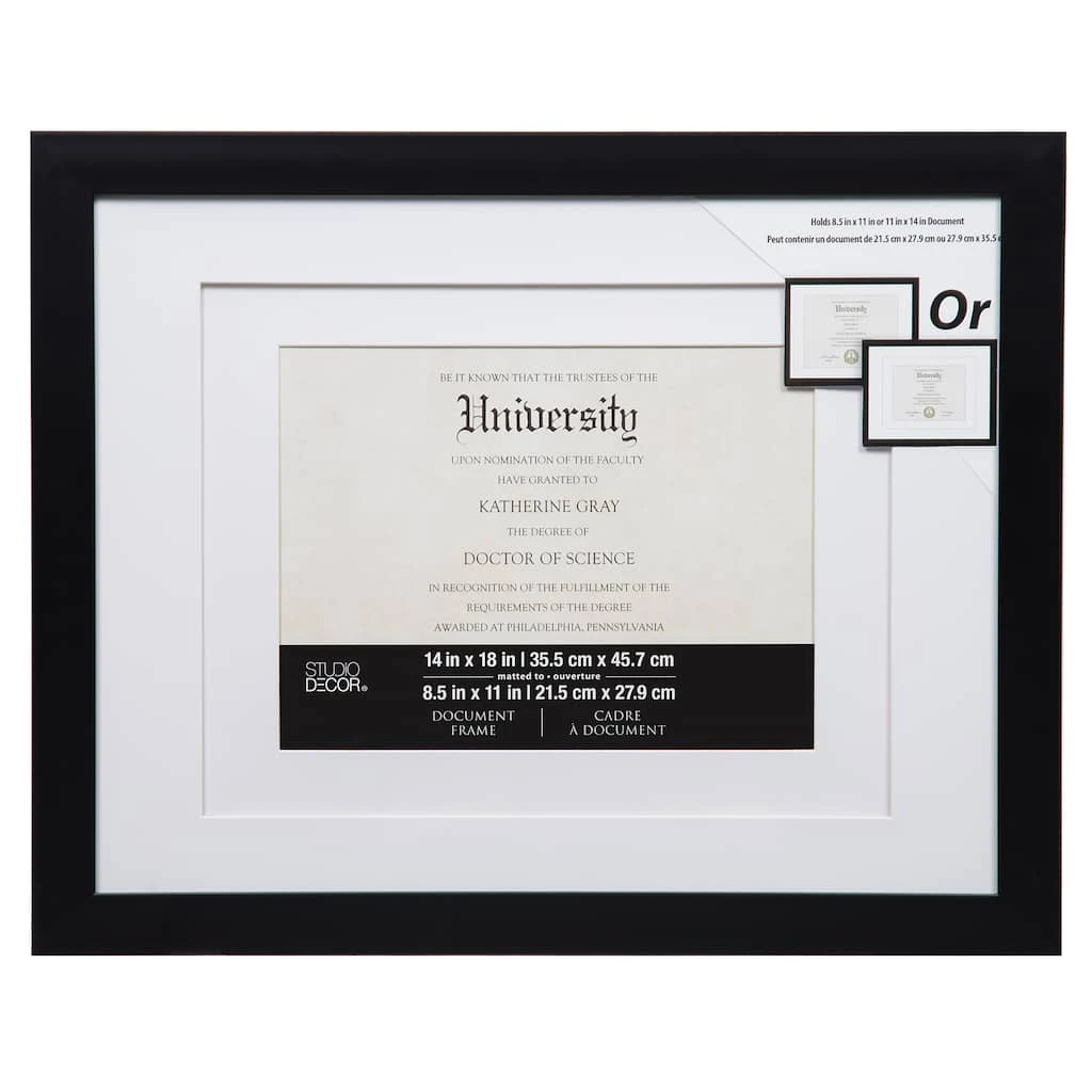 Best Pirce ✨ 6 Pack: Black 8.5" x 11" Document Frame with Double Mat by Studio Décor® by Studio Decor 😀 1 Best Pirce ✨ 6 Pack: Black 8.5" x 11" Document Frame with Double Mat by Studio Décor® by Studio Decor 😀