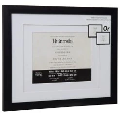 Best Pirce ✨ 6 Pack: Black 8.5" x 11" Document Frame with Double Mat by Studio Décor® by Studio Decor 😀 9 Best Pirce ✨ 6 Pack: Black 8.5" x 11" Document Frame with Double Mat by Studio Décor® by Studio Decor 😀 -Studio Decor Shop MP545857 3